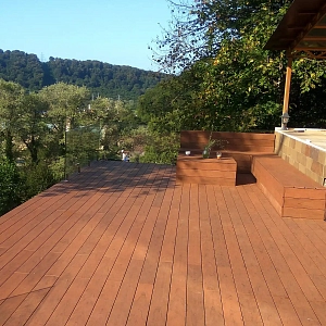 Террасная доска ДПК Bamberg African Bubinga