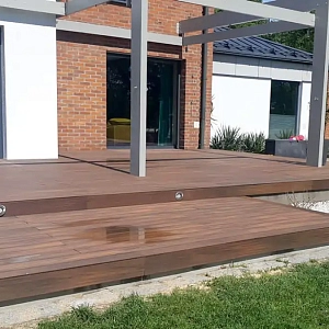 Террасная доска ДПК Turtle Shell, Australian Palisander, Co-Extrusion (Dual)