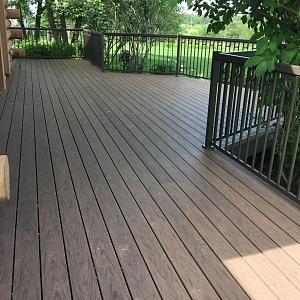 Террасная доска ДПК Bamberg Brazilian Walnut