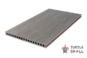 Террасная доска из ДПК Turtle Shell, Round, Scottish Slatewood, Co-Extrusion (Dual)