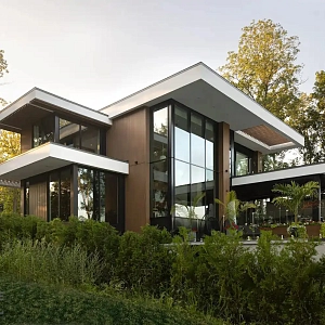 Фасадная доска ДПК. Фотографии объектов от Black Deck