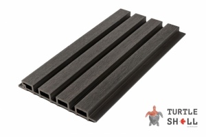 Реечная панель ДПК Turtle Shell Middle Lines, Faroese Smokewood, Co-Extrusion