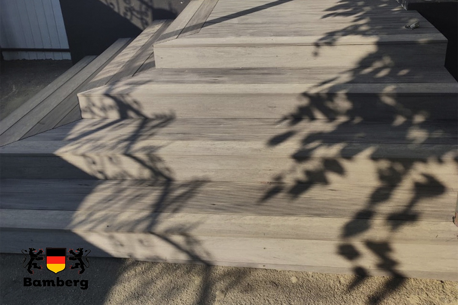 Применение террасной доски ДПК Bamberg Solid, English Barnwood г. Белгород